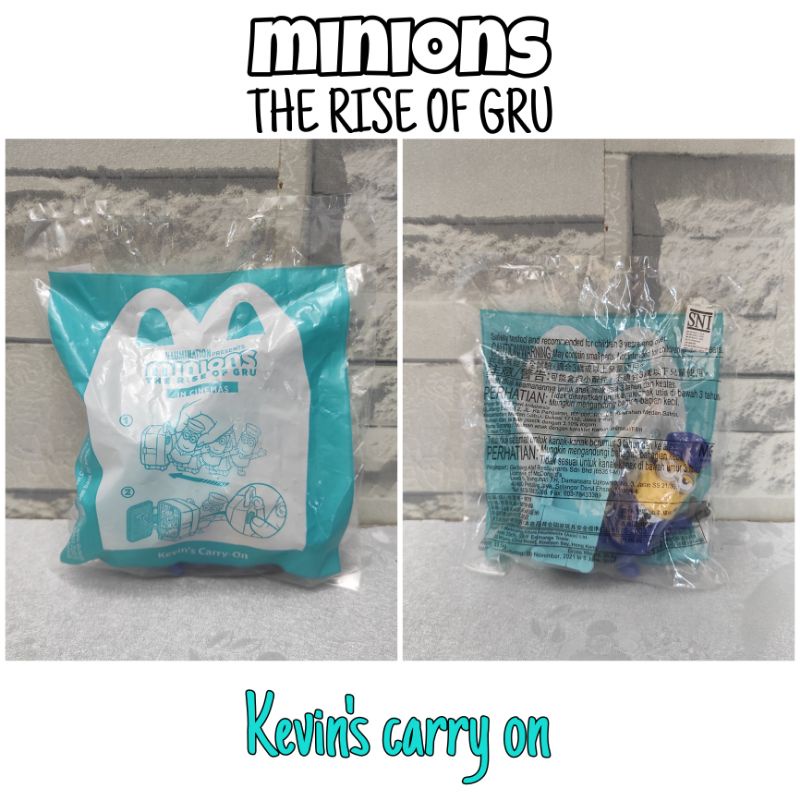 Mainan Mc'donalds happy meal minion rise of gru