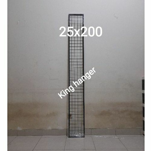 jaring ram besi 25 x 200 cm bingkai