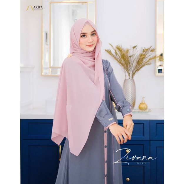 Zivana Set Pashmina By Akifa / Zivana Set Original Akifa / Gamis Set Pashmina