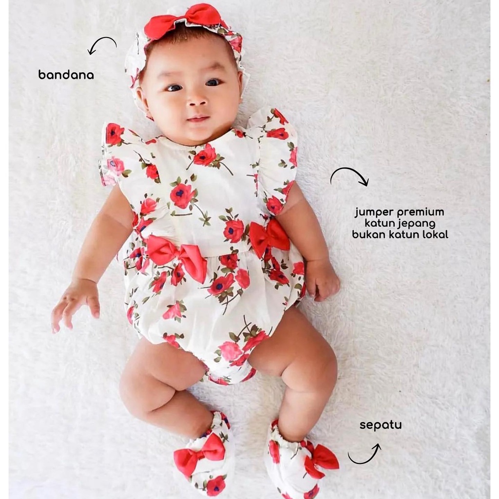 ROSA jumper katun jepang Setelan Dress Pergi Lucu Fashion Anak Bayi Perempuan Cewek Terlaris Dress Lucu LYRA/ CECIL / BELSIE / CLAIRE MELISSA renda