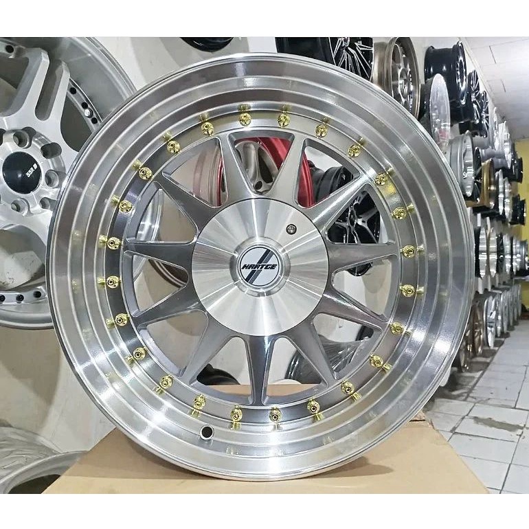 velg mobil celong Hartege Ring 16 Lebar 7,5/8,5 pcd 4x100/114 velg r16