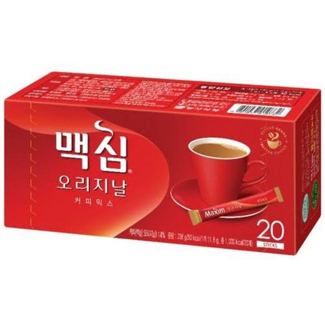 

Maxim original coffee - kopi khas korea