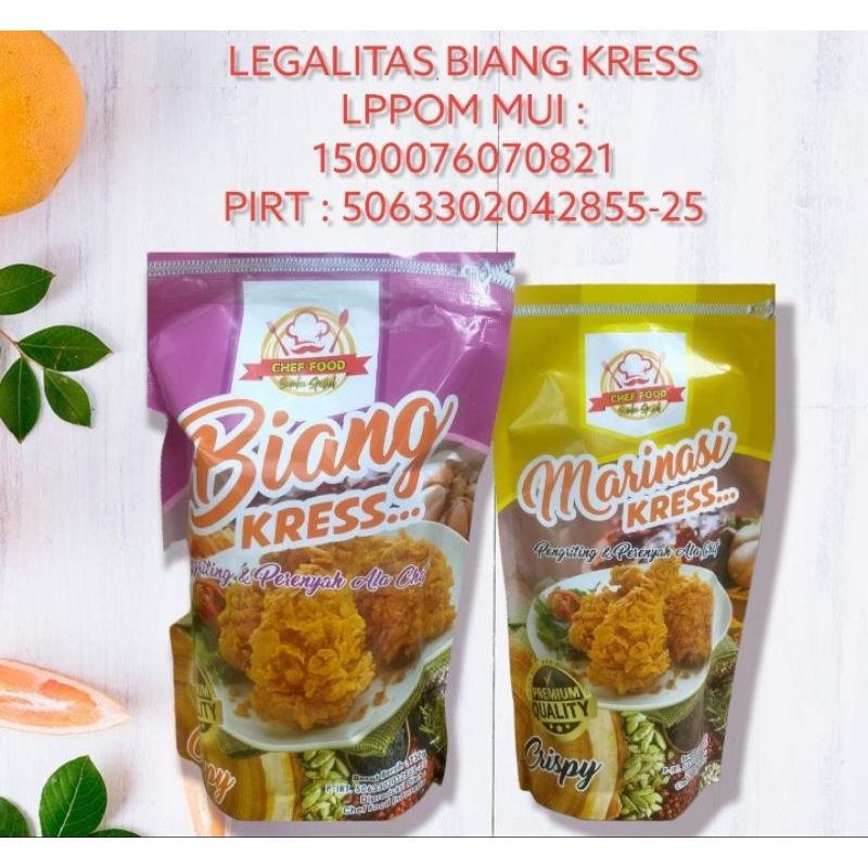 

Biang dan marinasi Rempah Krees