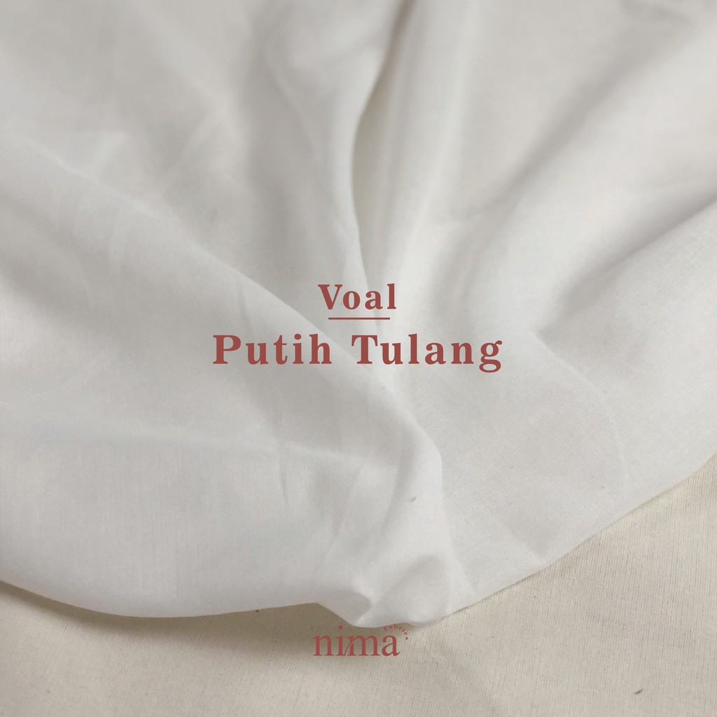 1.25 meter Kain Katun Voal Superfine Premium