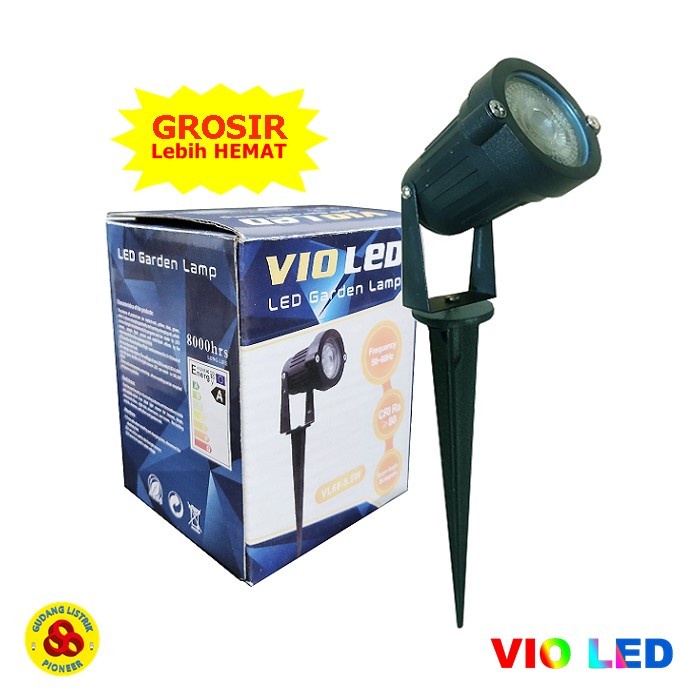 Vio LED Garden Lamp 5W Putih Tancap 220V LED Sorot 5 Watt Spike CDL