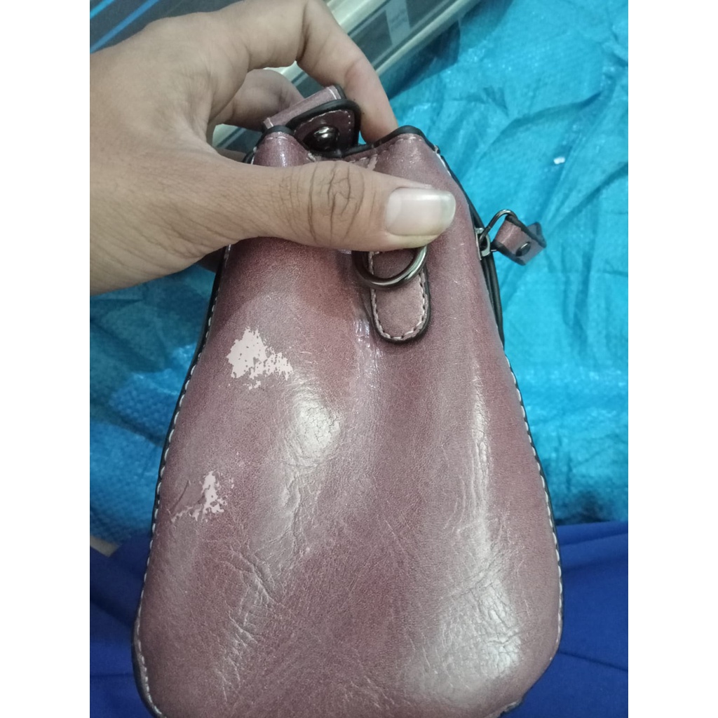 REJECT TERKELUPAS 8975 TAS IMPORT TAS WANITA IMPORT TAS SLEMPANG HANDBAG[1KG 2PC] PERFECT CORNER