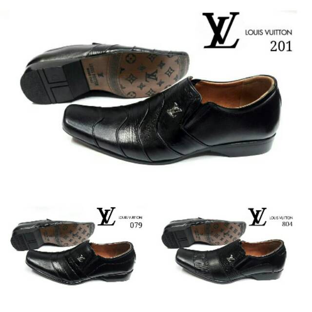 DISC 50% SEPATU PENTOFEL KULIT IMPORT LOUIS VUITTON