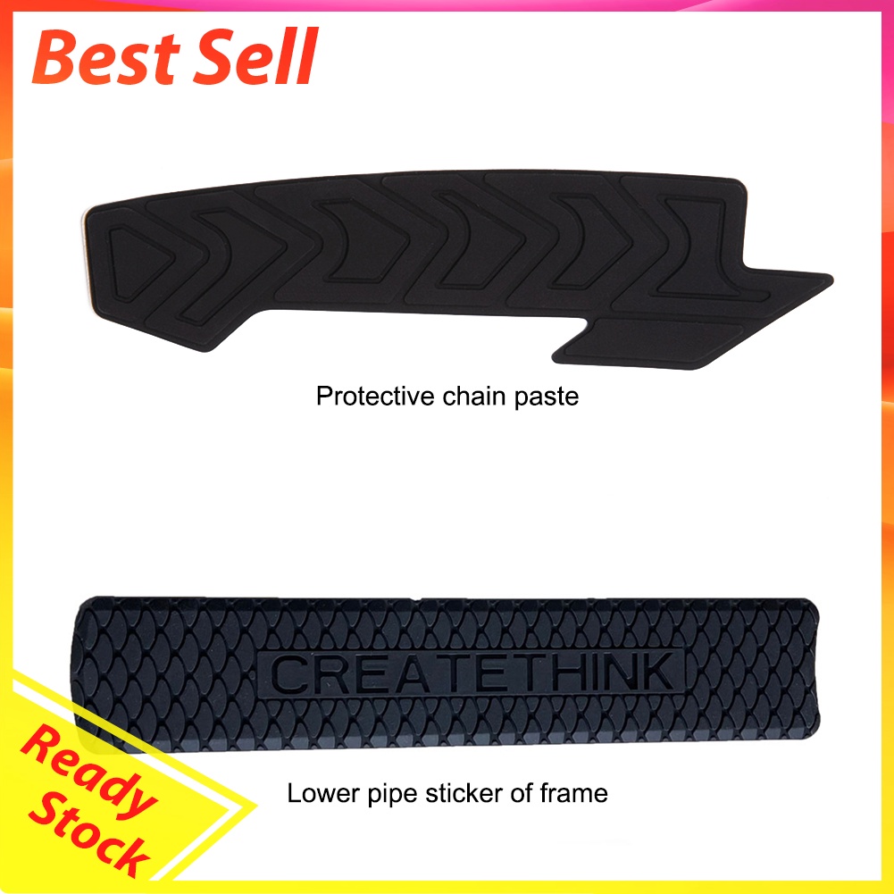 Road Bicycle Frame Downtube Scratch-Resistant Sticker MTB Chain Frame Guard