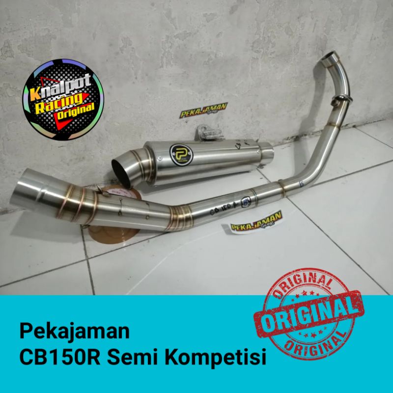 Knalpot Pekajaman CB150R Semi Kompetisi Original Pekajaman Yogyakarta