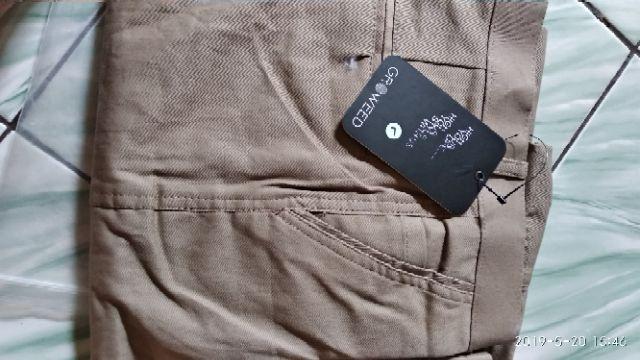  Celana  Chino  Groweed Original Khaki Cream Hitam Abu Tua 