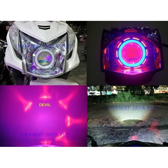 paket lampu depan led projie beat fi beat new 2014 - KANJENG RADEN VARIASI