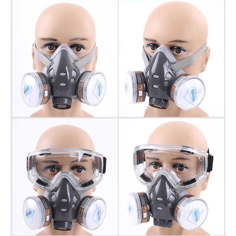 Terlariss !! SAFURANCE Masker Gas Respirator Anti-Dust Chemical - SF02