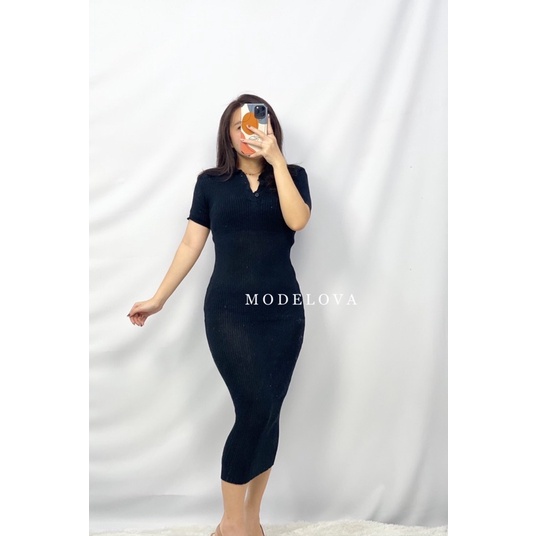 MDLV ~ Dress Diana Rajut Bodycon