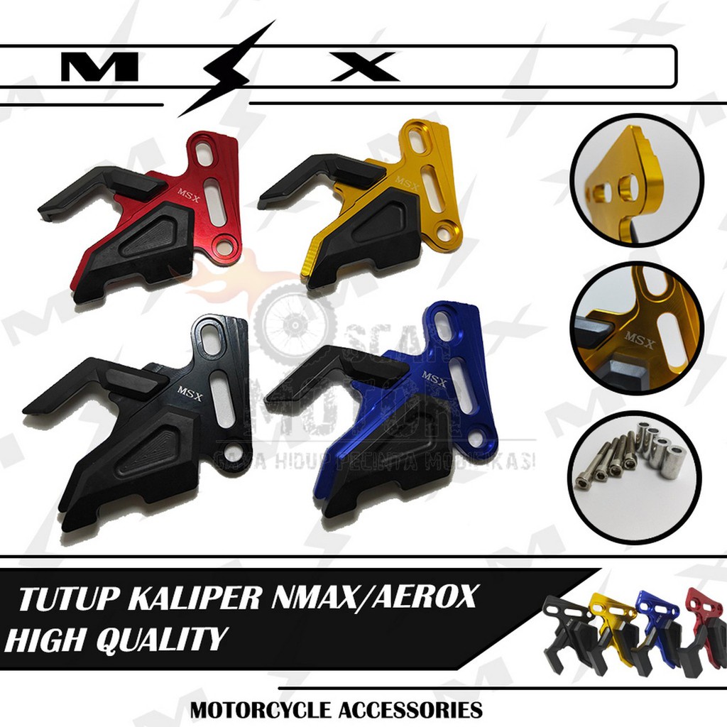 Cover Caliper Tutup Kaliper Cakram Model Nmax MSX Universal Motor Aerox Lexi Vixion R15 Mx king Dll motor