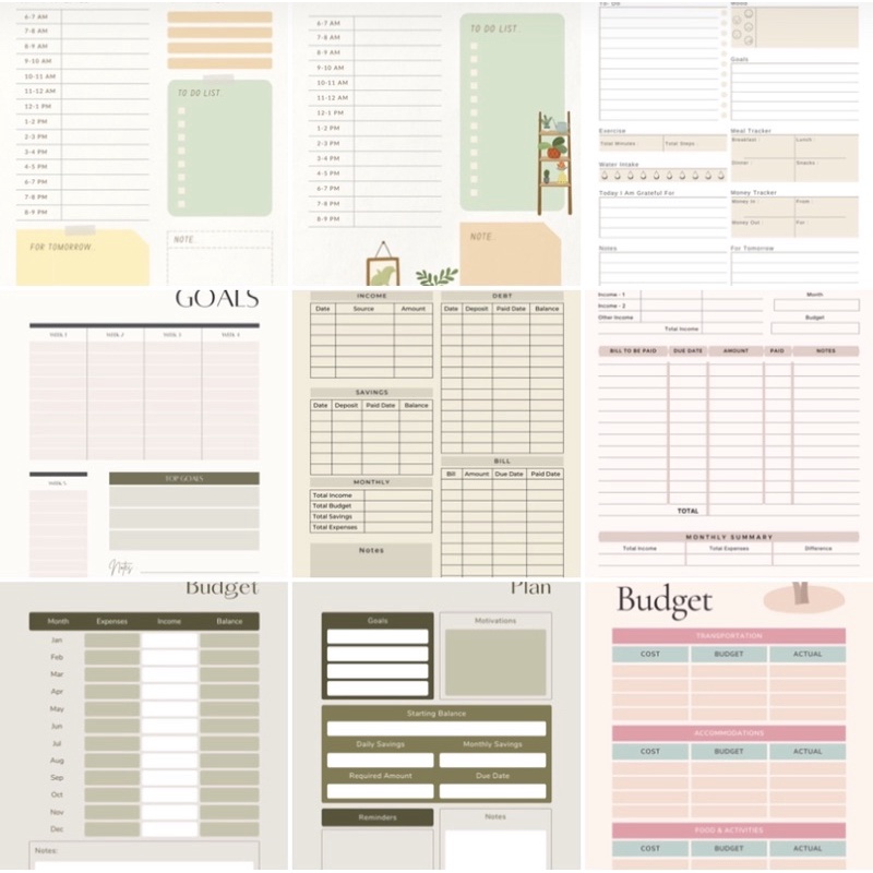

Binder Set Travel Planner | Daily Planner | Meal Planner | Weekly Planner | Monthly Planner Jakarta