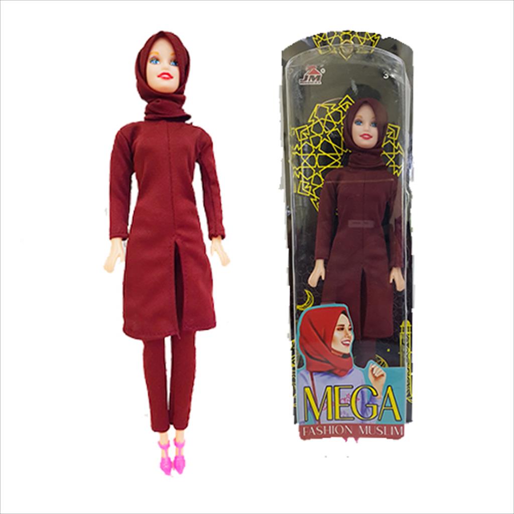 Mainan Anak Boneka Hijab/  Boneka Hijab Mega Fashion 03011 JM