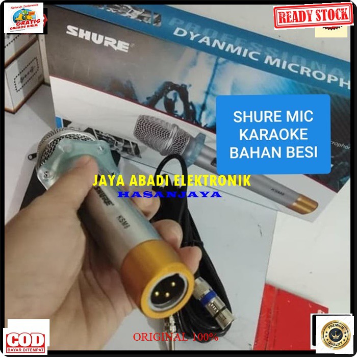 G106 SHURE LEGENDARY MIC KABEL DYNAMI BESI MIKROPHONE KARAOKE VOKAL AUDIO SOUND SYSTEM PENGERSA SUARA PRO PROFESIONAL LENGENDARIS BISA SEGALA JENIS AUDIO SUARA JERNIH DAN HARGA TERJANGKAU COCOK UNTUK PIDATO PENGAJIAN RAPAT DAN ACARA YANG LAINNYA