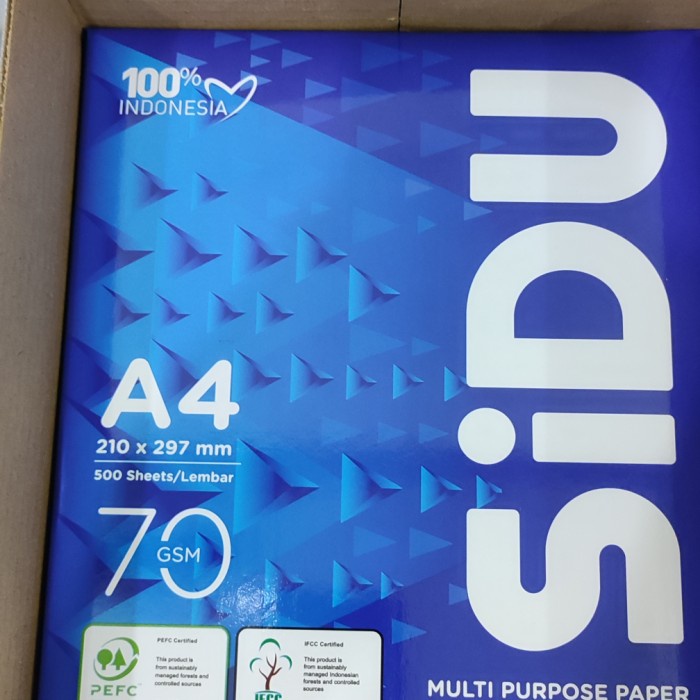

Kertas A4 70gr Sidu