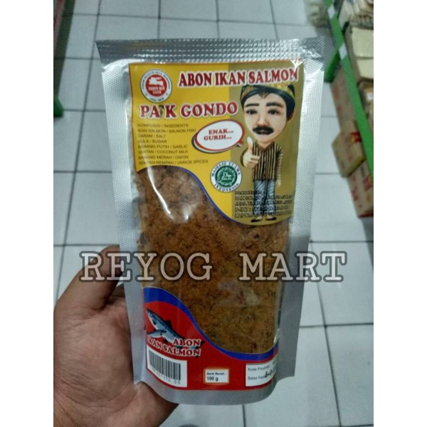 

ABON IKAN SALMON PAK GONDO ORIGINAL 100 GRAM TERBARU 2021 HALAL