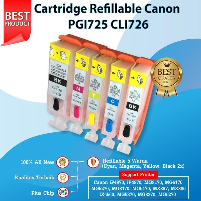 Refillablemciss Cartridge Canon Ix6560 6560