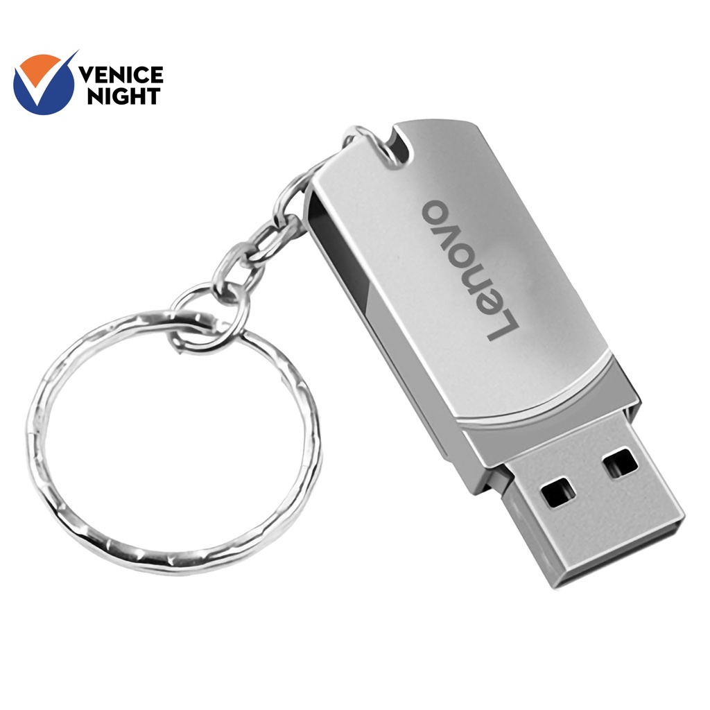 (EE) Lenovo Metal 1TB 2TB Flash Drive U Disk Memory USB 3.0 Kecepatan Tinggi