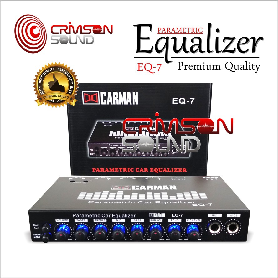 CARMAN EQ-7 PARAMETRIC EQUALIZER AUDIO