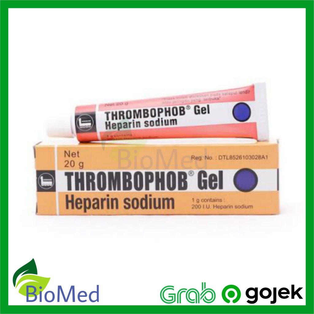 THROMBOPHOB GEL 20 gr Mengurangi Cedera Memar Melancarkan Aliran Darah