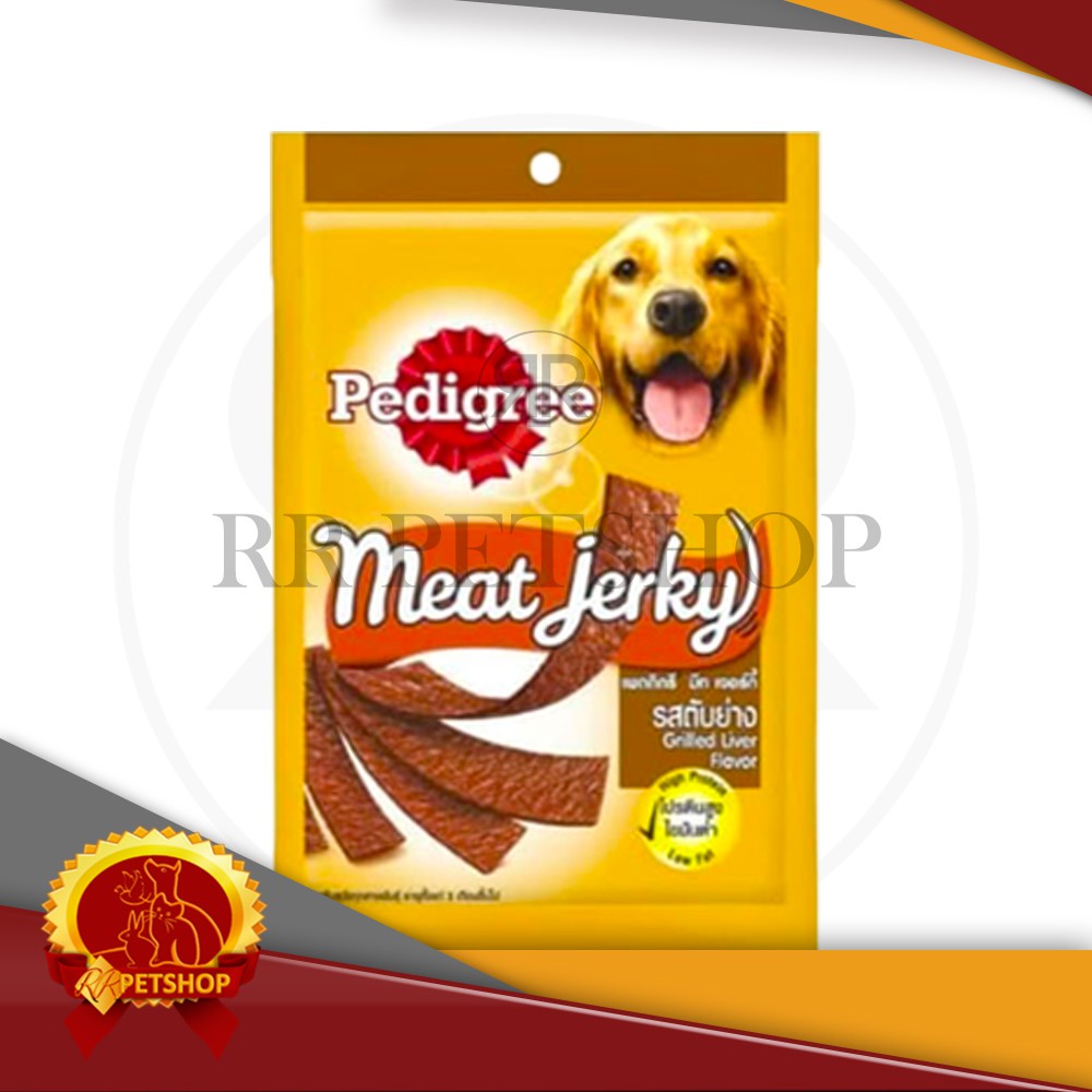 Snack / Cemilan Anjing Pedigree Meat Jerky Strip Pipih / Dog Food / Snack Anjing