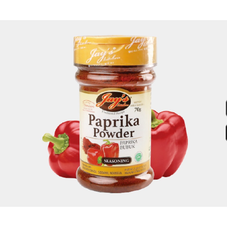 

PAPRIKA POWDER / BUBUK PAPRIKA JAY'S KITCHEN 70G