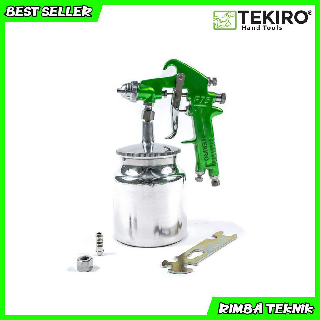 TEKIRO Spray Gun F75S Semprotan Cat Spet Cat Tabung Bawah Semprot Cat Kompresor 750cc