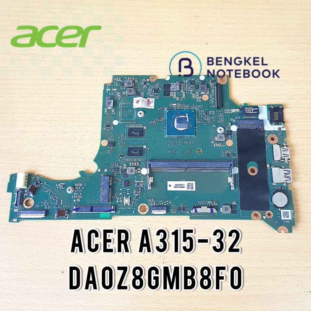 Motherboard Acer Aspire A315-32 DA0Z8GMB8F0 DDR4 4GB N5000 A314-32 DA0Z8GMB8E0 DA0Z8GMB8F0