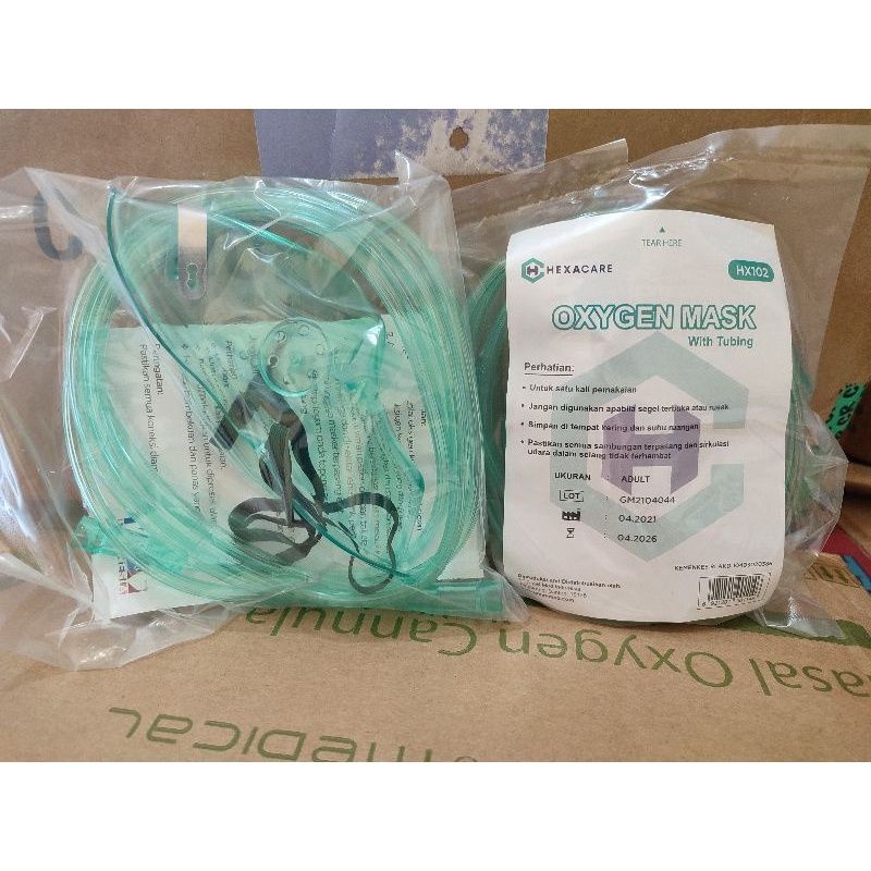 Masker Oksigen Dewasa / Oxygen Mask Adult