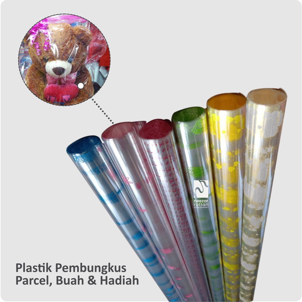 

PROMO Plastik Pembungkus Parcel Souvenir Lebaran Seserahan Ultah Motif Bening Boneka Bunga Murah
