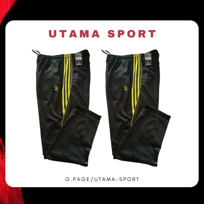 Celana Training Athlete Lis Warna Pria Wanita - Merah, M