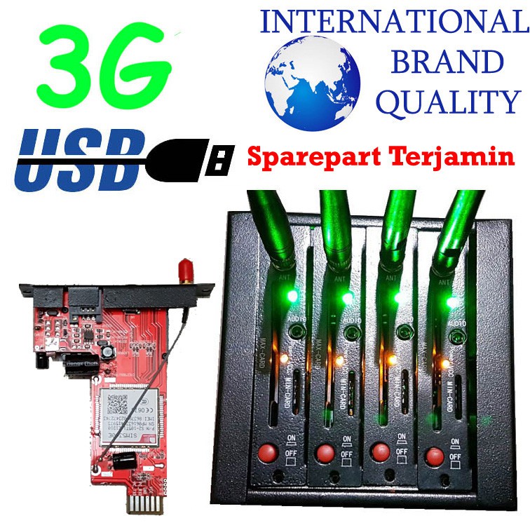 SET Modem Pool 4 Port 3G