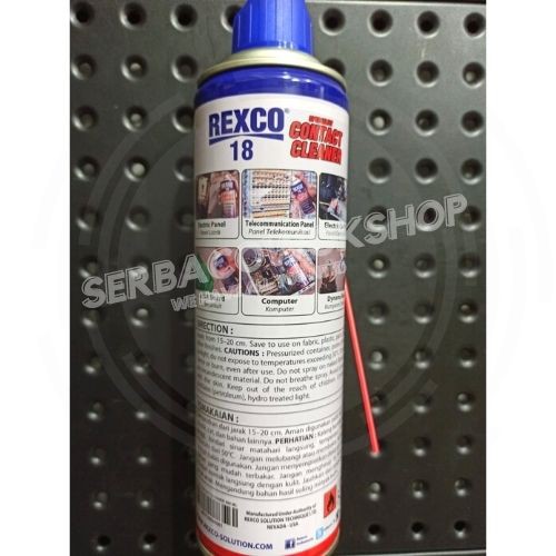 Rexco 18 Contact Cleaner Pembersih Elektrik &amp; Elektronik 500 ML Khusus Area Jawa JABODETABEK