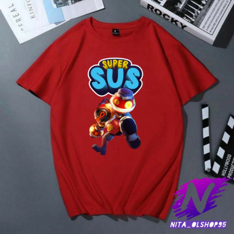 baju anak super sus flashbang kaos supersus