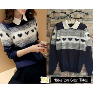 ZAHRA - Atasan Sweater Rajut Wanita BieBie Love Tribal