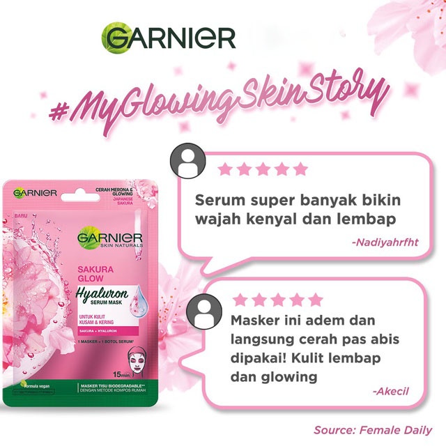 GARNIER Sakura White Serum Mask