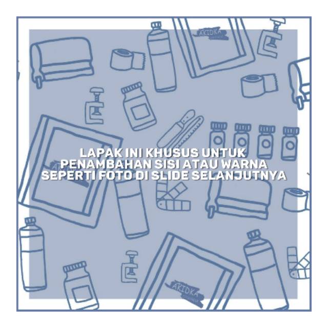 

PACKAGING TAMBAHAN SISI ATAU WARNA