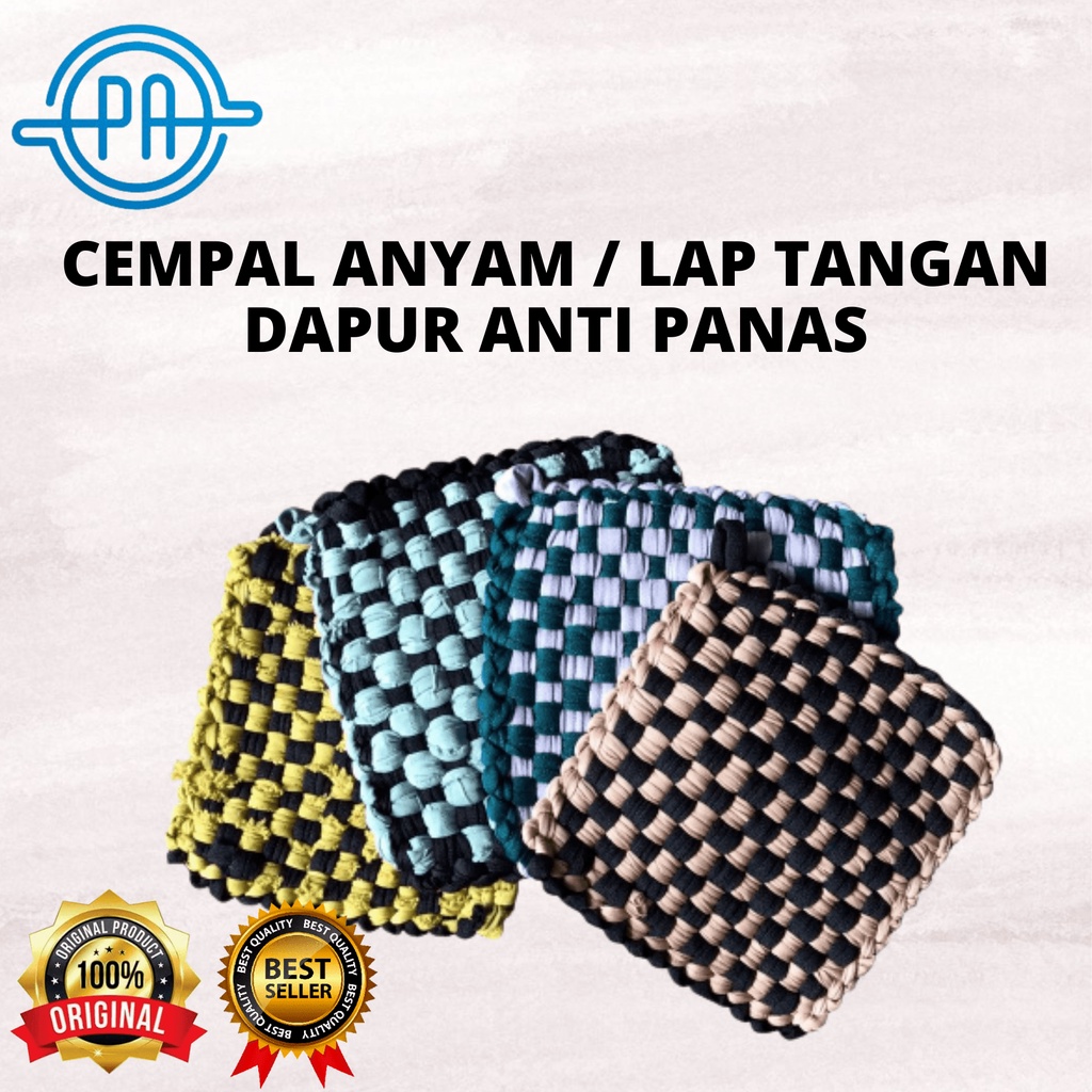 CEMPAL ANTI PANAS / CEMPAL ANYAM / LAP TANGAN DAPUR