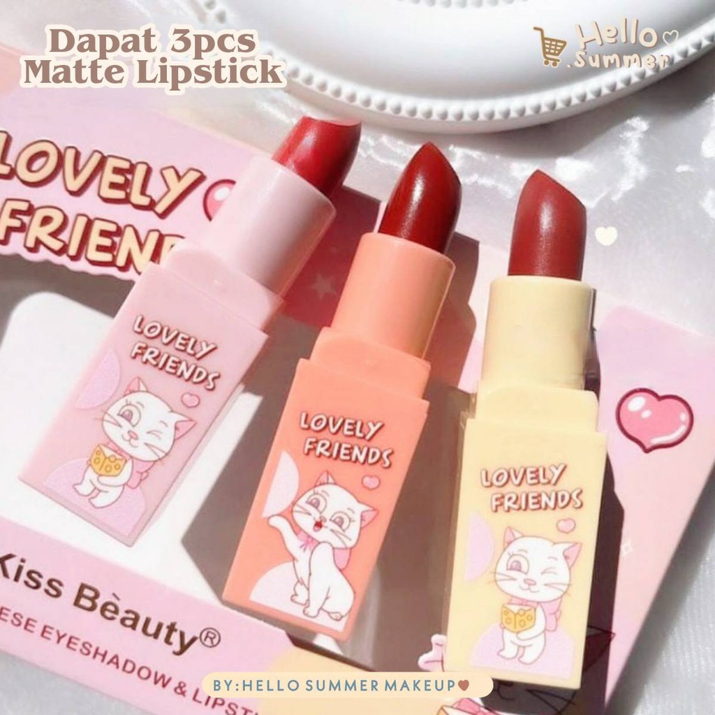 KBEAUTY - Lovely Friends Sweet Cheese Makeup Set 4in1