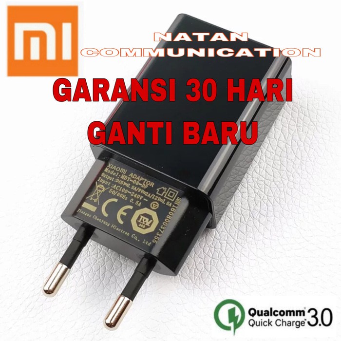 KEPALA CHARGER XIAOMI ADAPTER BATOK ORIGINAL FAST CHARGING 2A/9V