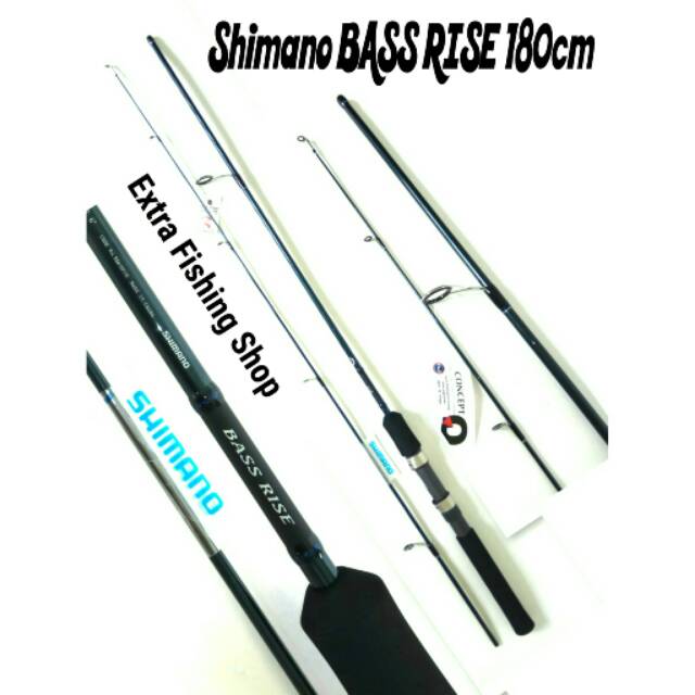 Joran SHIMANO BASS RISE 180cm Cincin Fuji O ring