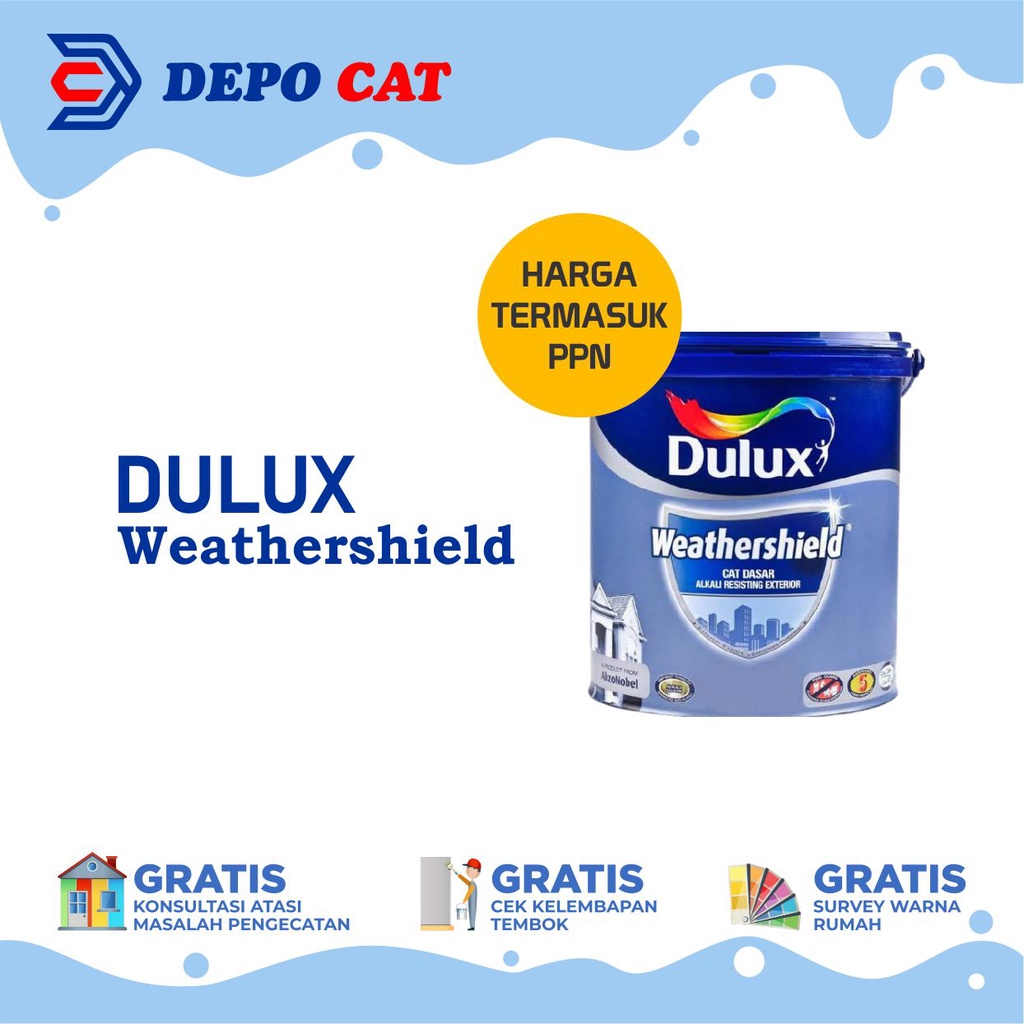 Dulux Weathershield primer | Cat Dasar Tembok Exterior 20L