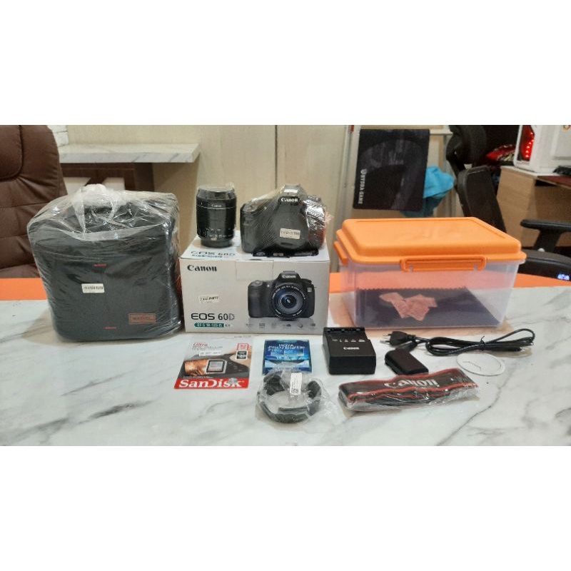 Kamera DSLR Canon 60D Paket Lengkap