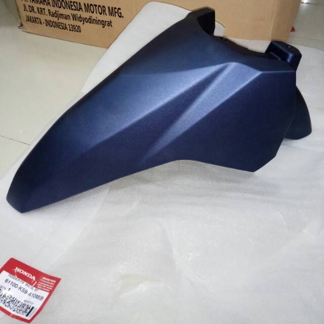 Spakbor Fender Slebor Depan BIRU Dop Dof Honda Vario 150 dan 125 eSP Lama Old 2017 ORI AHM 61100K59A