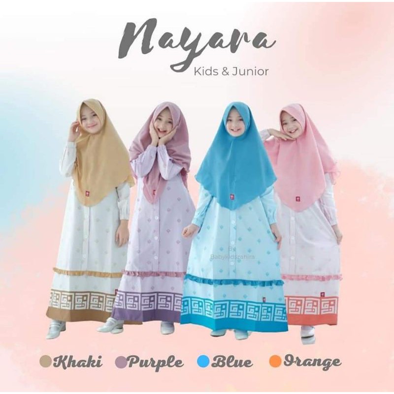 Gamis anak Nayara / Couple ANV / Sarimbit anak/koko nathan