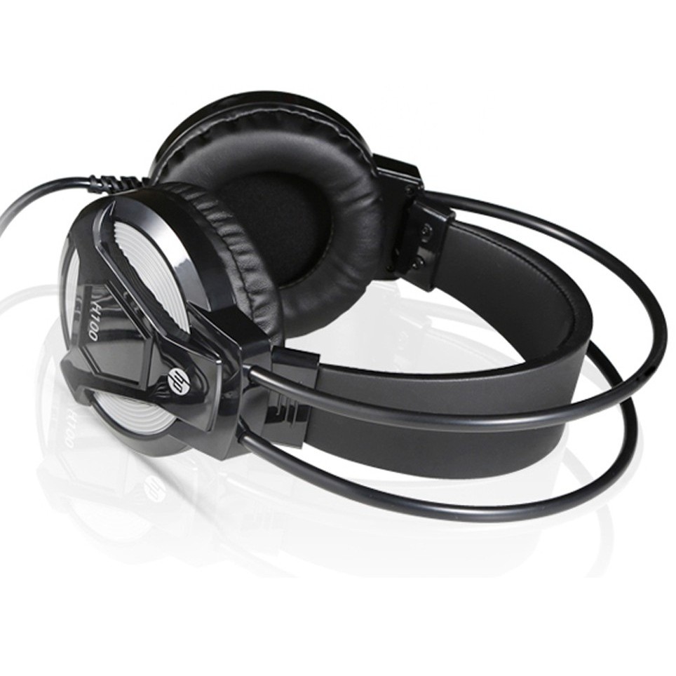 Headset Gaming HP H100 Original H-100 Mobile PC Headset With 2x Jack Headphone Gaming Series H 100