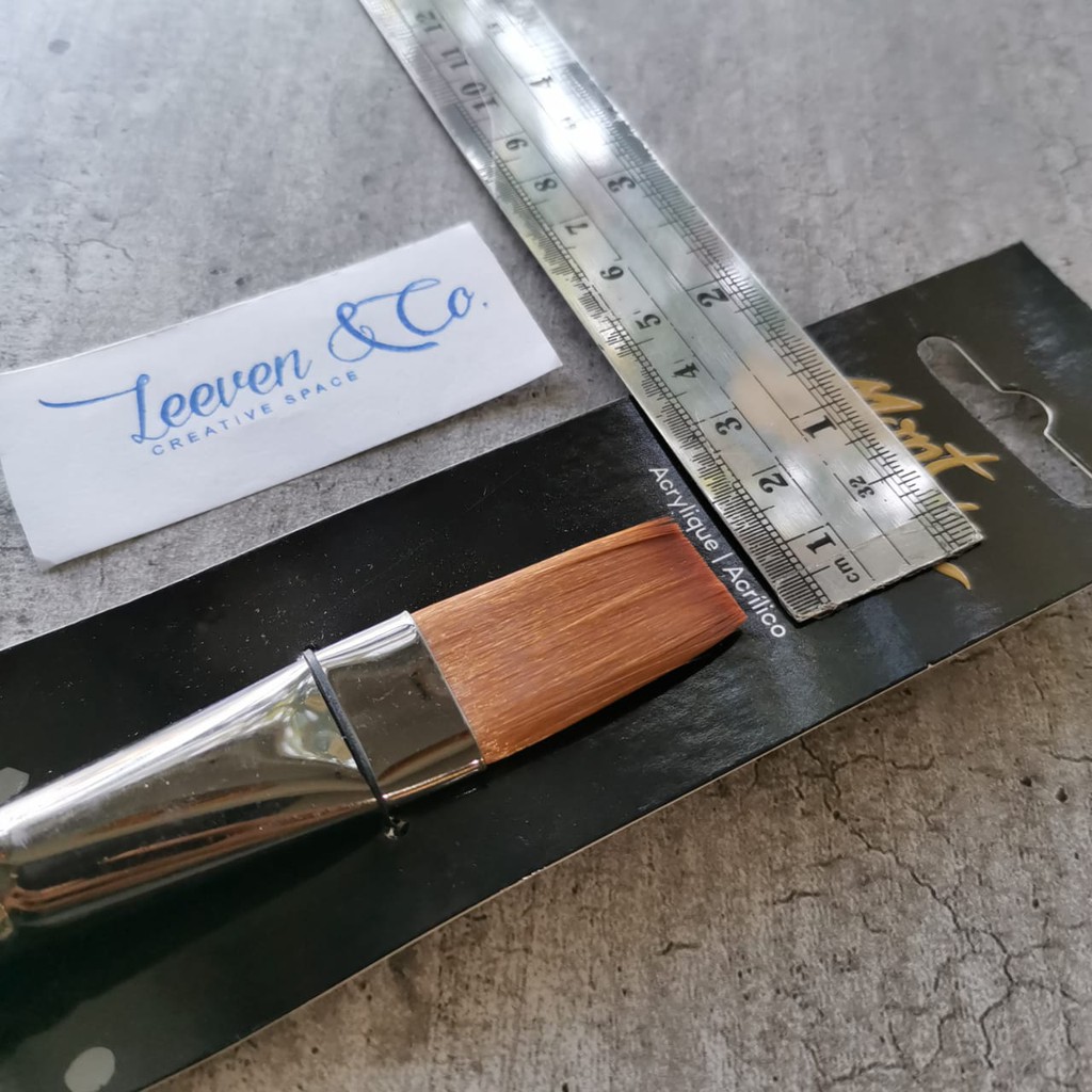 

MONT MARTE ARTIST BRUSH TAKLON FLAT LONG 24 / KUAS LUKIS